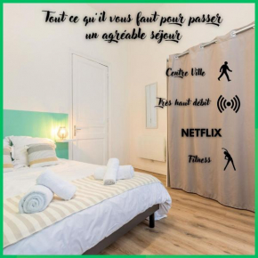 Chambre Green Hypercentre Roubaix Calme Fibre